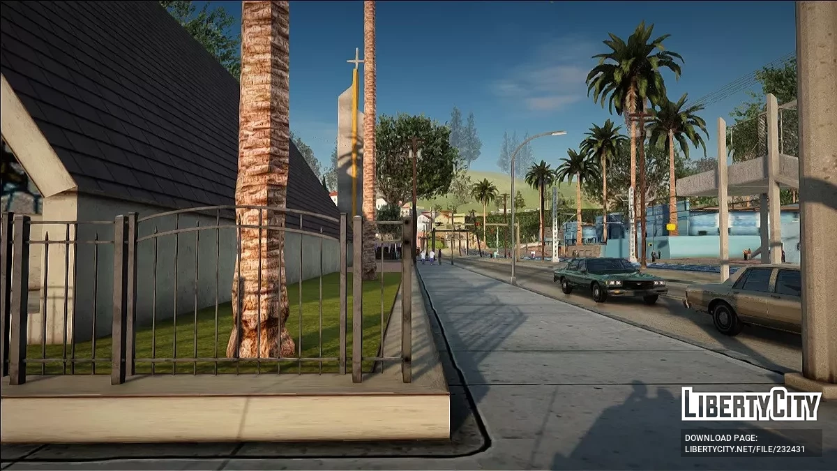 3D HD металлический забор (обновлено) / GTA San Andreas