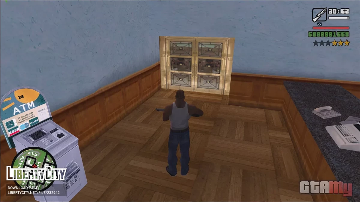 Двери в банке (в Паломино-Крик) / GTA San Andreas