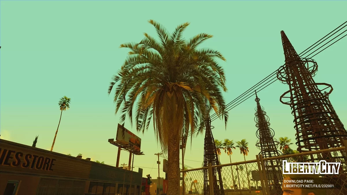 Улучшенная и исправленная растительность для INSANITY / GTA San Andreas