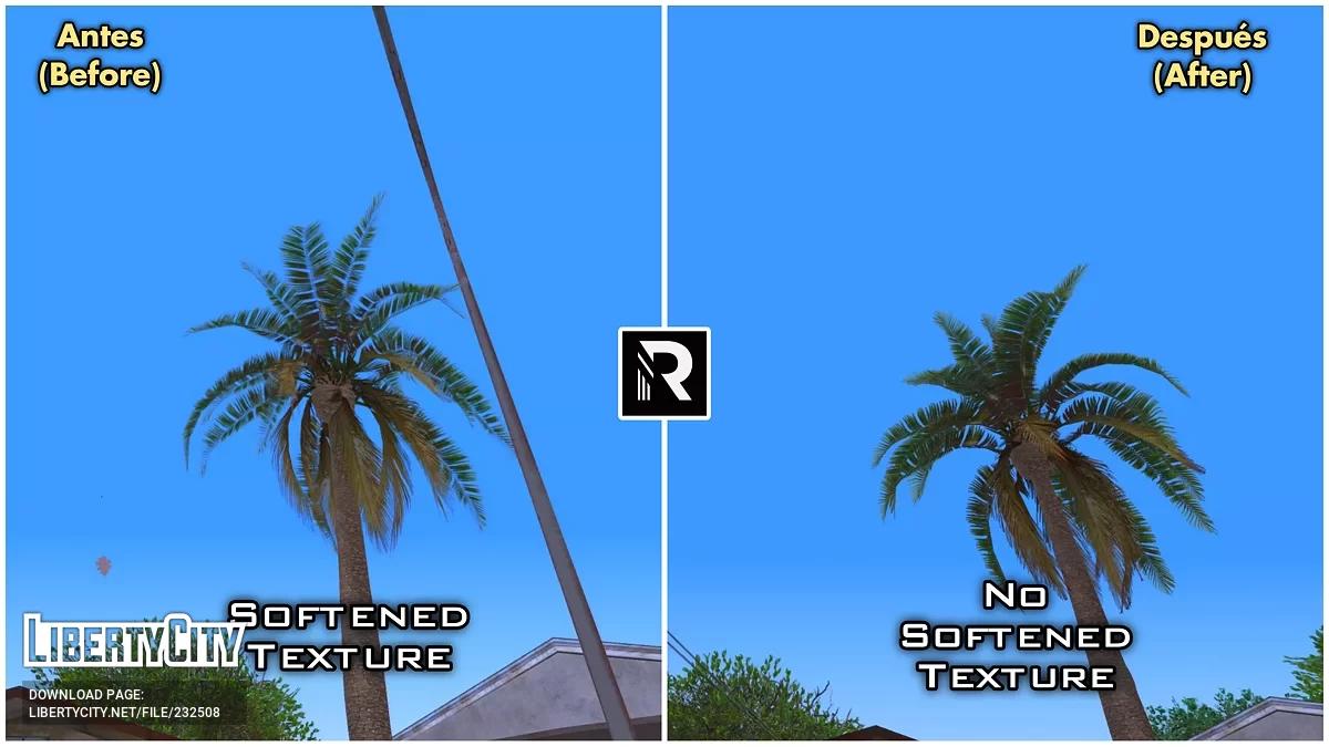 Фикс Neon V Palms (Без размытия) / GTA San Andreas