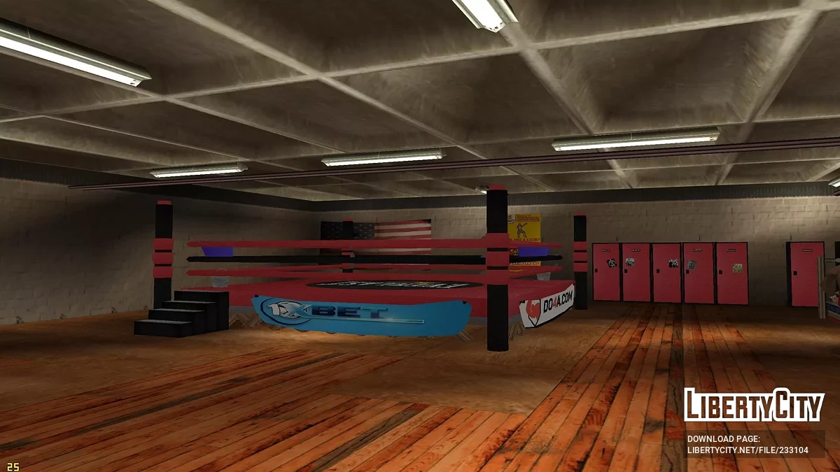 Обновленный спортзал в HQ / GTA San Andreas