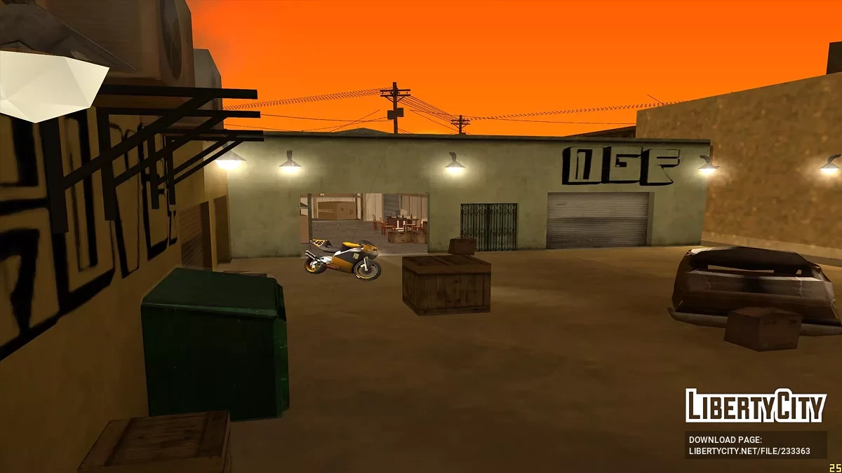 Открытый склад в Уиллоуфилде / GTA San Andreas