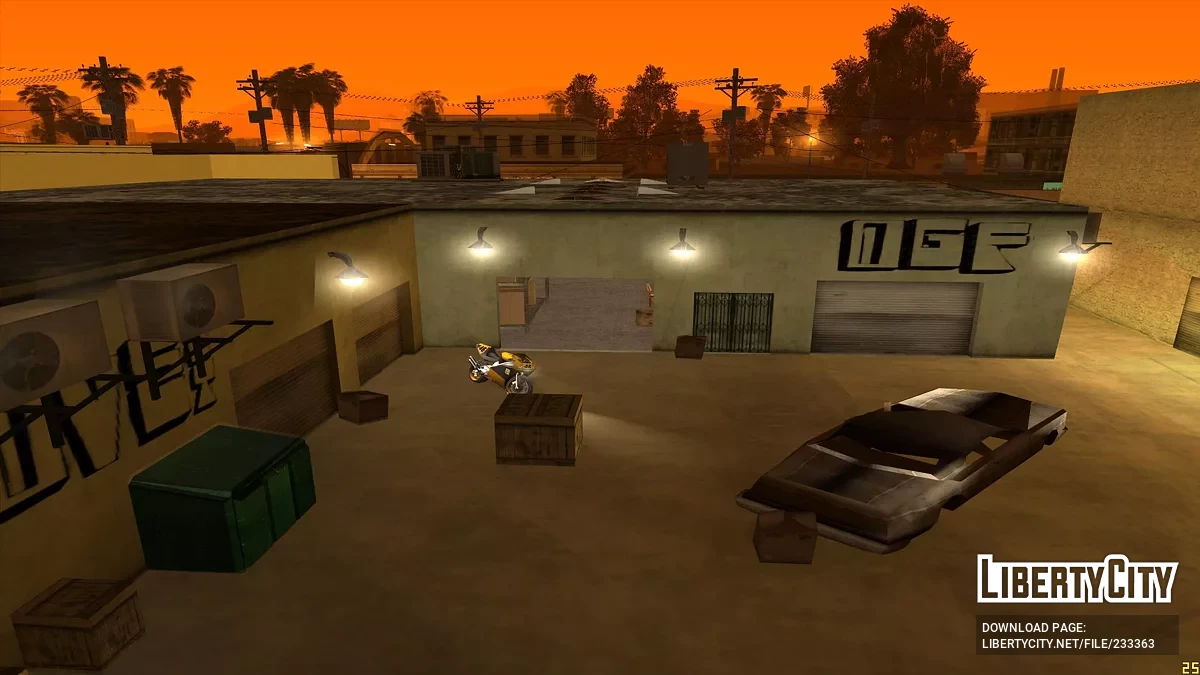 Открытый склад в Уиллоуфилде / GTA San Andreas