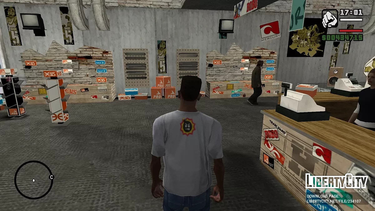 Серьёзный CJ (Футболка по теме Серьёзного Сэма) / GTA San Andreas