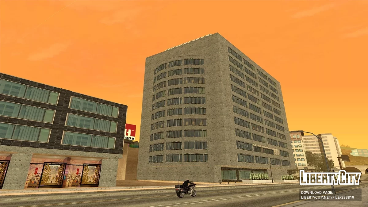 HD-текстуры офисного здания и магазина на Родео / GTA San Andreas