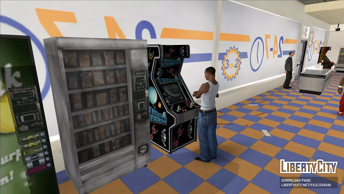 Фикс игрового автомата They Crawled From Uranus (в 24/7) / GTA San Andreas