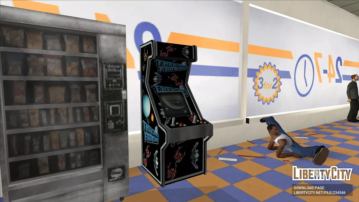 Фикс игрового автомата They Crawled From Uranus (в 24/7) / GTA San Andreas