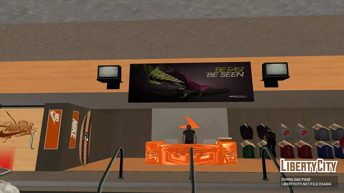 Магазин NIKE / GTA San Andreas