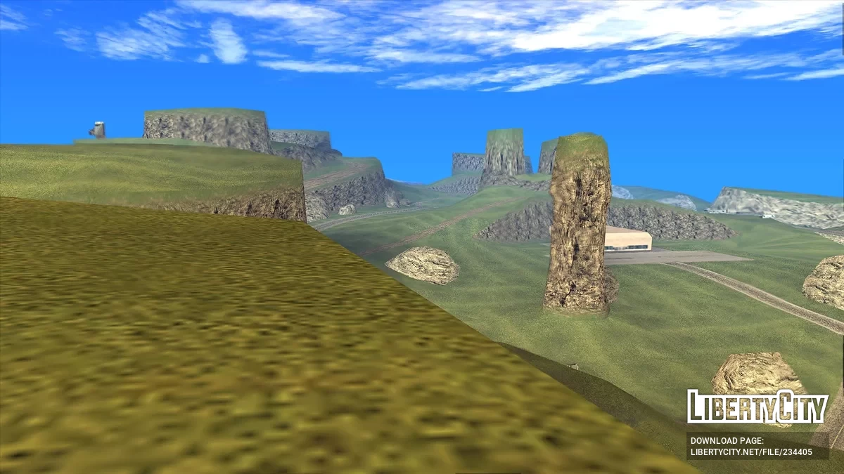 Зеленая пустыня HD / GTA San Andreas