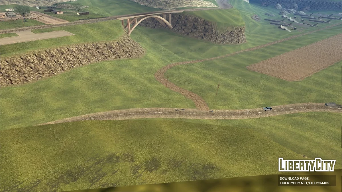 Зеленая пустыня HD / GTA San Andreas