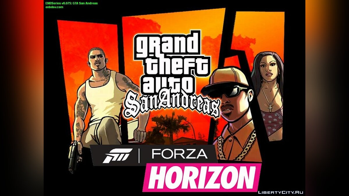 Download Forza HORIZON style loading screens and menus for GTA San Andreas