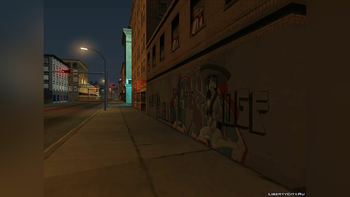 Граффити - Девушка гангстер для GTA San Andreas - Картинка #3
