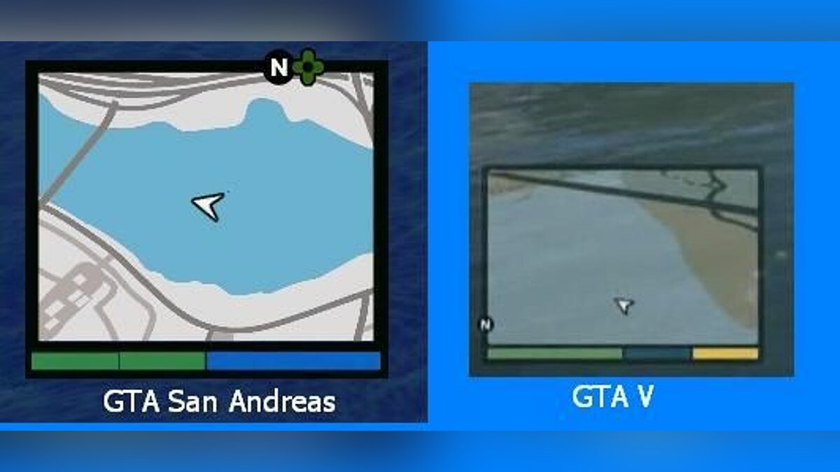 GTA V map v1.2 для GTA San Andreas - Картинка #1