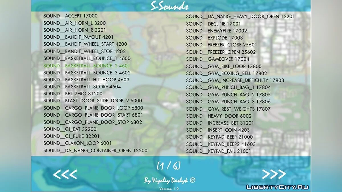 S-Sounds v1.0 / GTA San Andreas