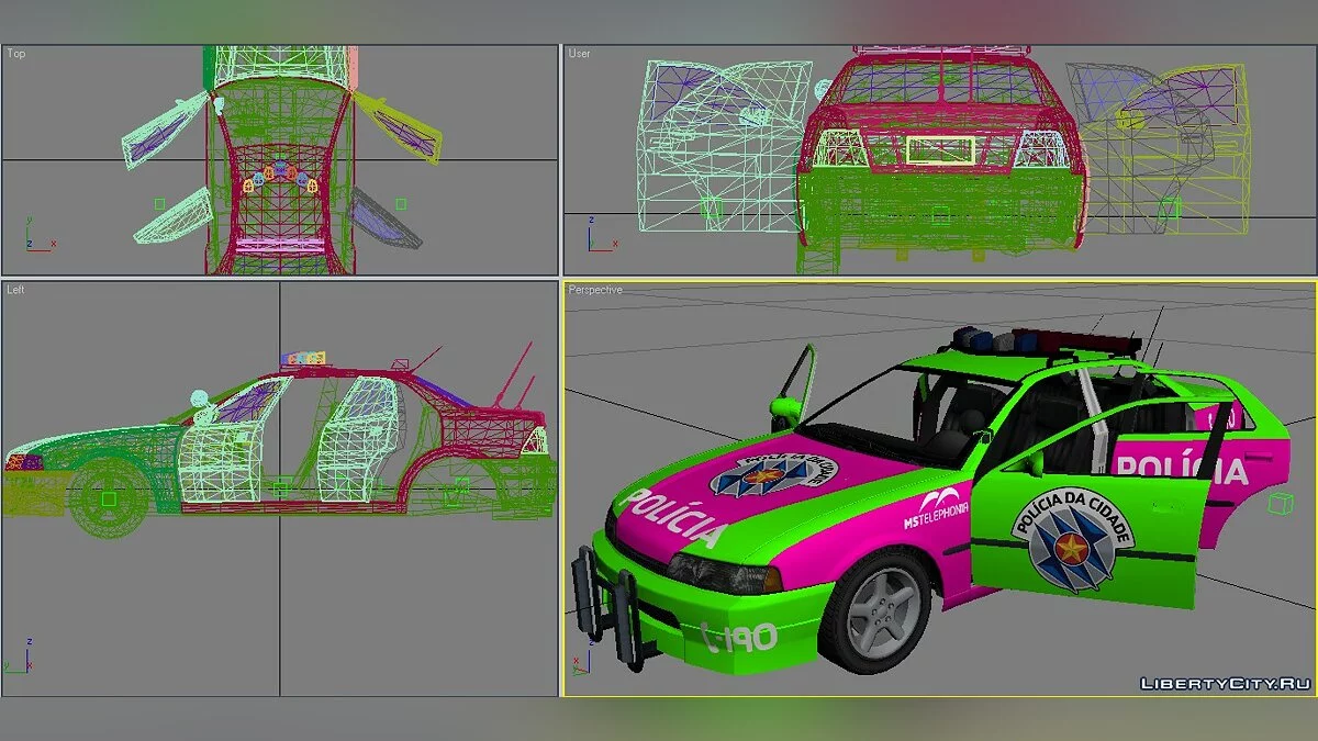 WFT/XFT to DFF / GTA San Andreas