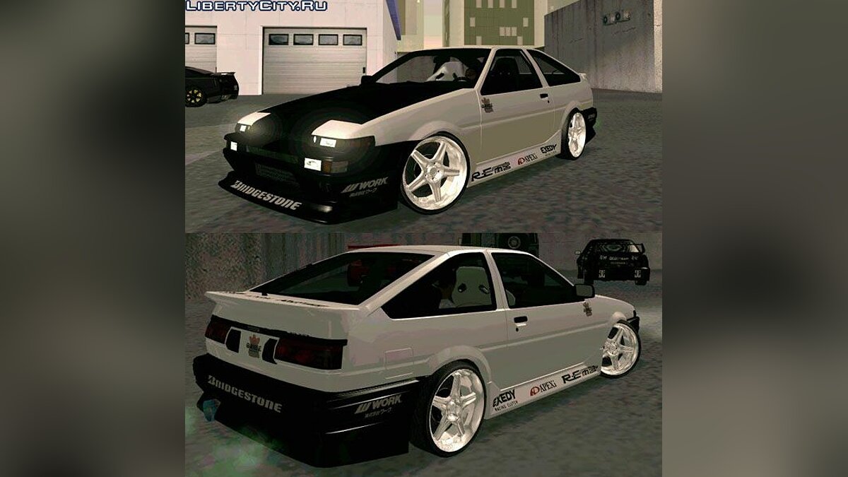 Скачать Toyota Trueno AE86 Touge Drift для GTA San Andreas