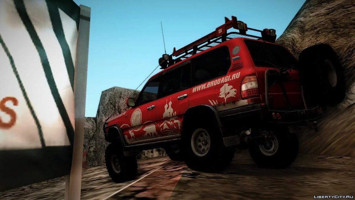 Toyota Land Cruiser 100 Off-Road / GTA San Andreas