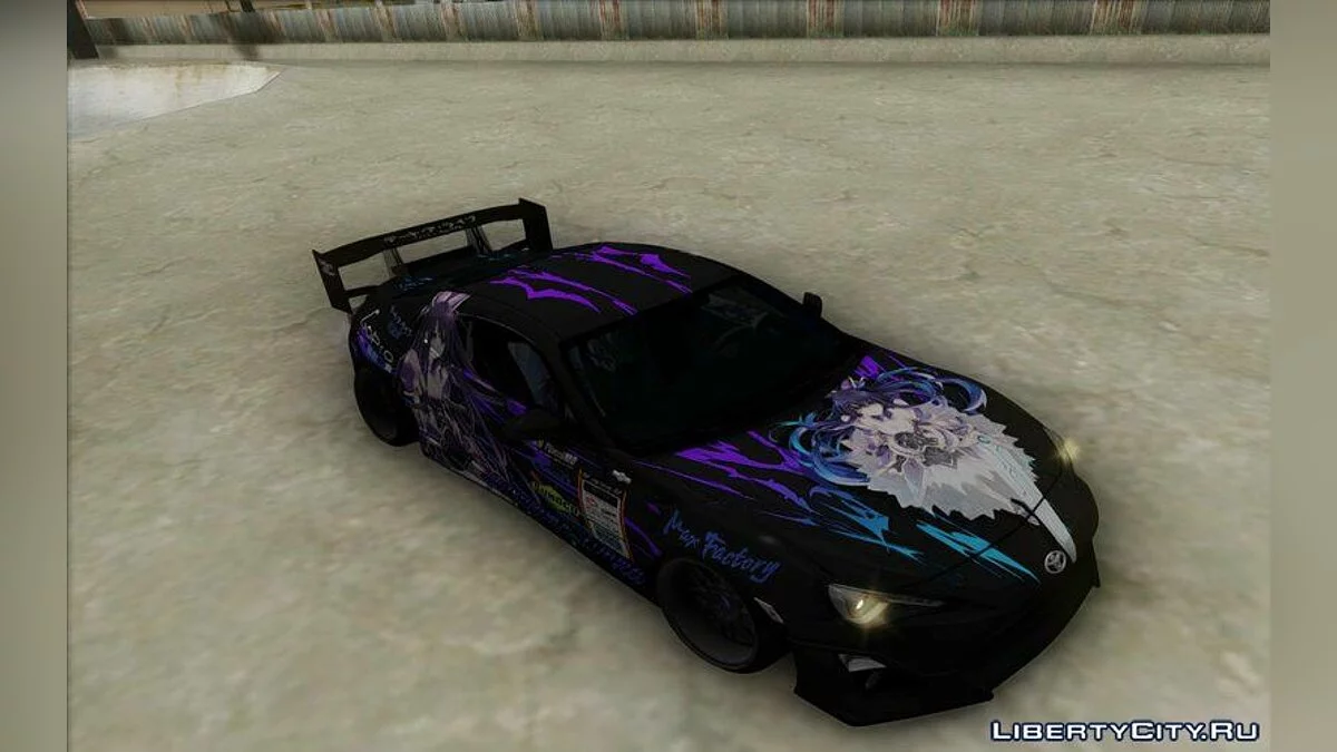 Toyota GT86 Yatogami Tohka Itasha / GTA San Andreas