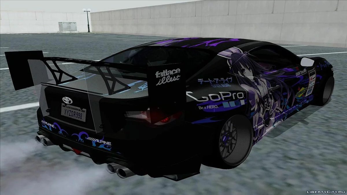 Toyota GT86 Yatogami Tohka Itasha / GTA San Andreas