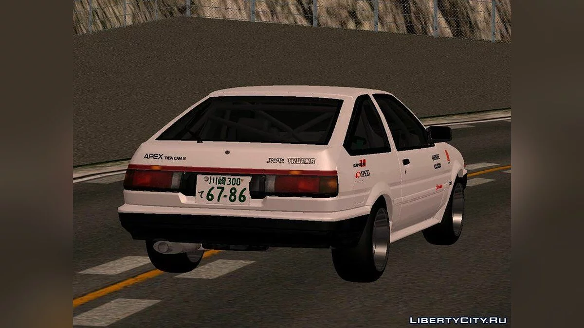 Toyota AE86 Trueno Kouki Touge Edition / GTA San Andreas