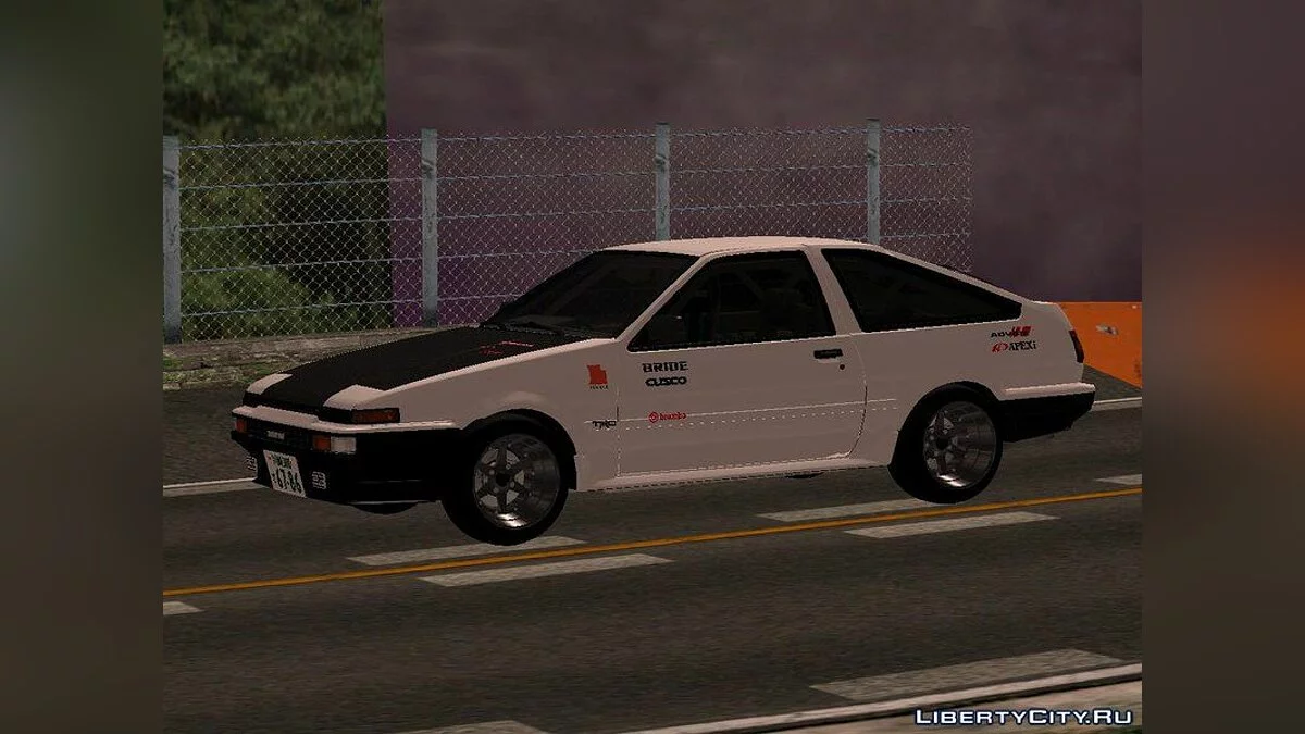 Toyota AE86 Trueno Kouki Touge Edition / GTA San Andreas