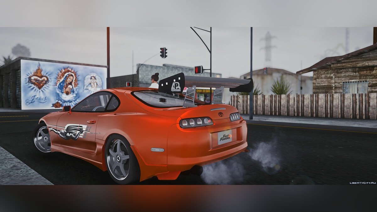 Скачать Toyota Supra MK IV 1994 - "Форсаж" для GTA San Andreas