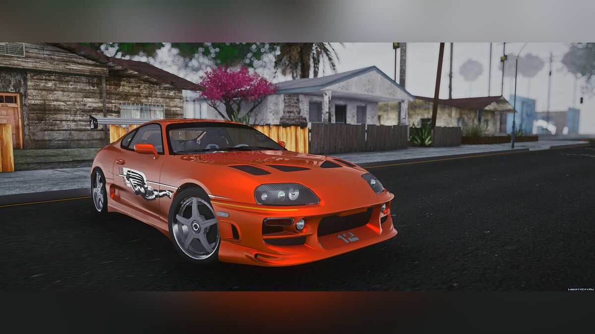 Скачать Toyota Supra MK IV 1994 - "Форсаж" для GTA San Andreas