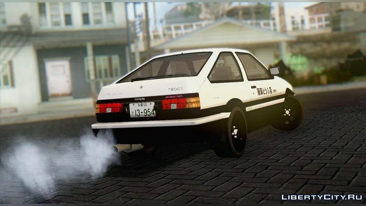 Toyota Corolla AE86 Spinter Tureno GT-Apex Initial D 1986 / GTA San Andreas