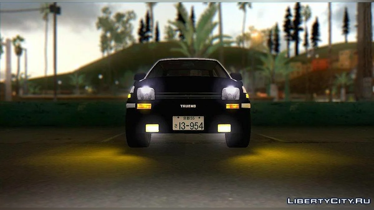 Toyota Corolla AE86 Spinter Tureno GT-Apex Initial D 1986 / GTA San Andreas