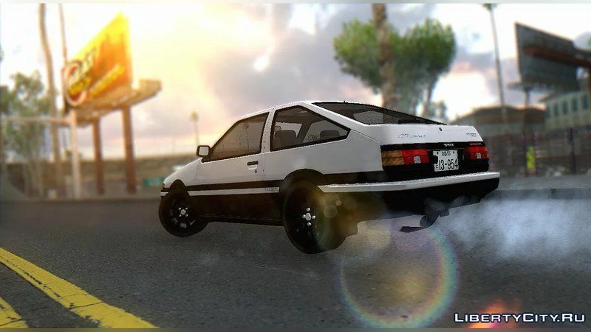 Toyota Corolla AE86 Spinter Tureno GT-Apex Initial D 1986 / GTA San Andreas
