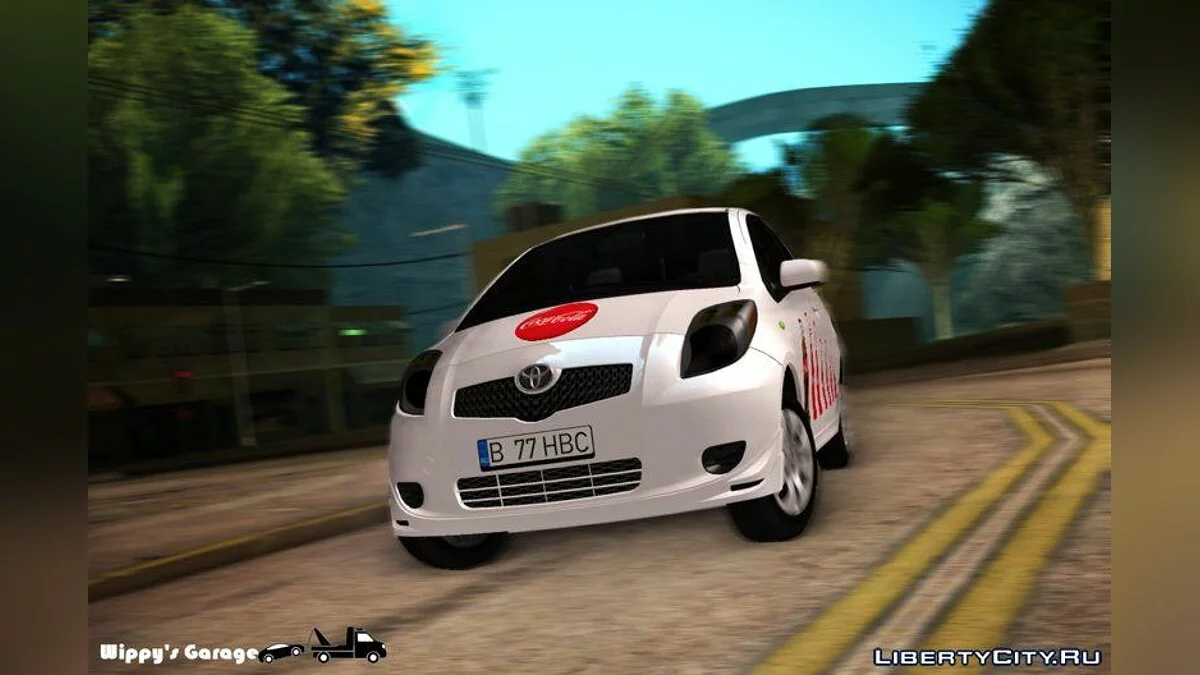 2008 Toyota Yaris - Брендированное авто Coca-Cola / GTA San Andreas