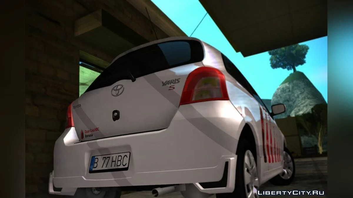 2008 Toyota Yaris - Брендированное авто Coca-Cola / GTA San Andreas