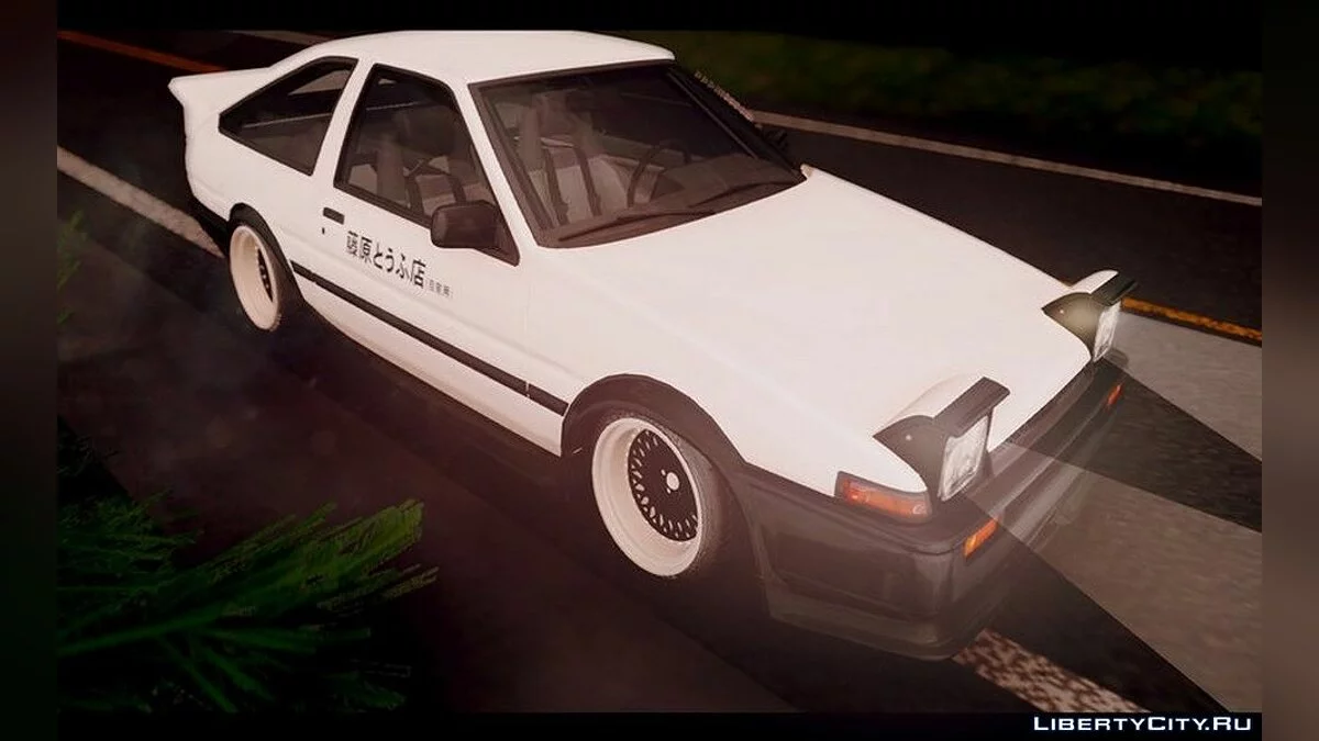 Toyota Trueno AE86 1986 года / GTA San Andreas
