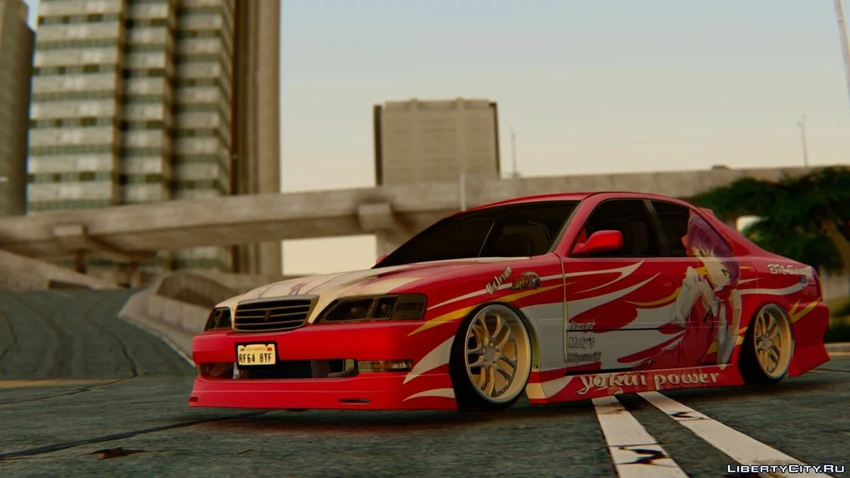 Toyota Cresta JXZ100 Neko Musume Itasha / GTA San Andreas