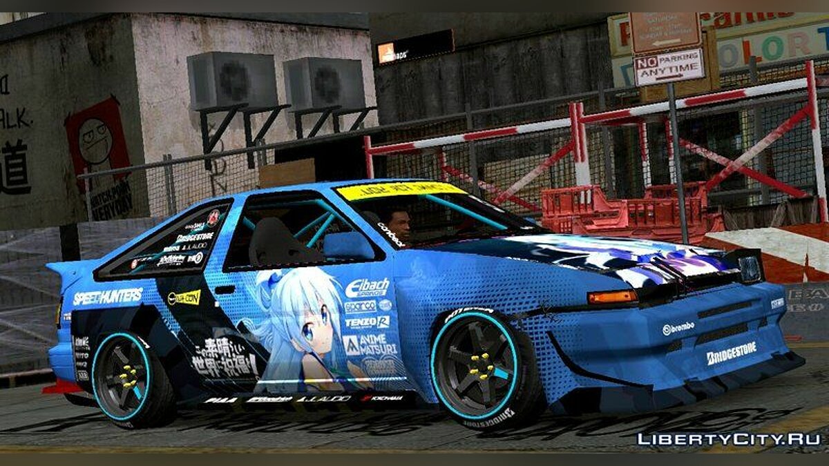 Скачать AE86 Aqua Itasha для GTA San Andreas