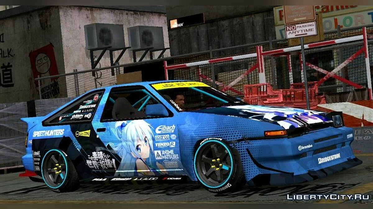 AE86 Aqua Itasha / GTA San Andreas
