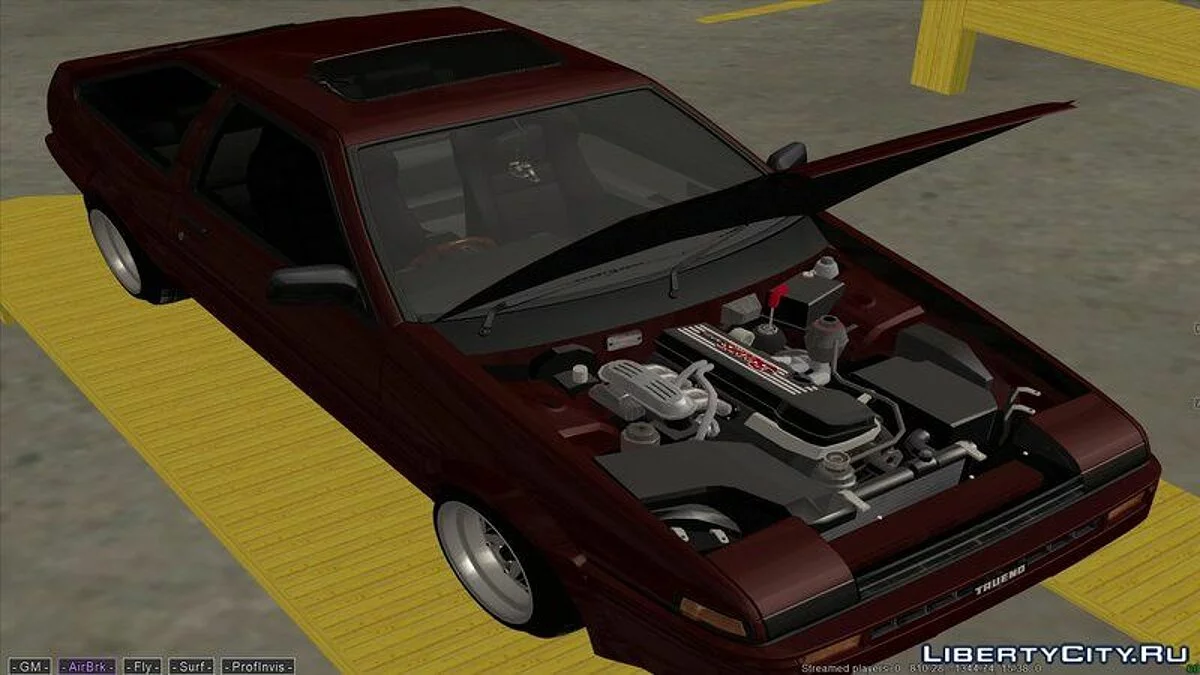 Toyota AE86 trueno / GTA San Andreas