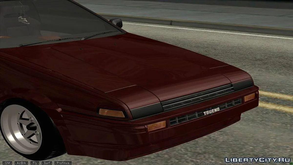 Toyota AE86 trueno / GTA San Andreas