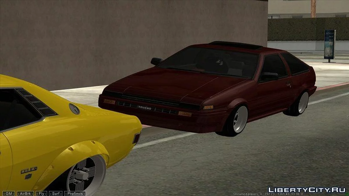 Toyota AE86 trueno / GTA San Andreas