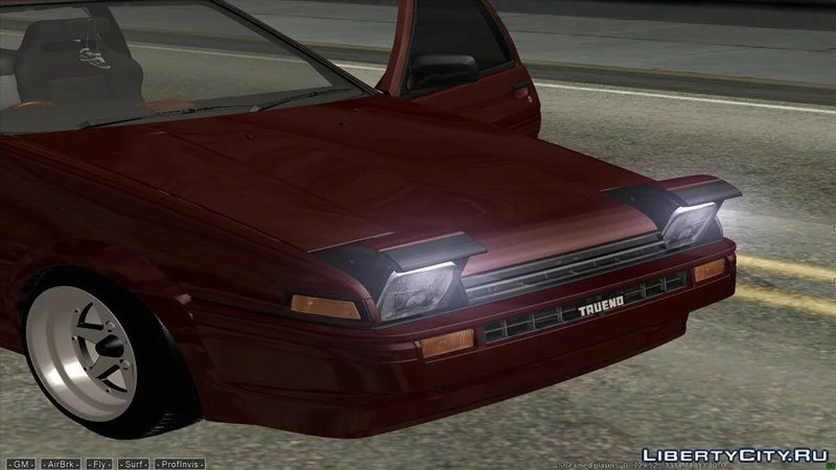 Toyota AE86 trueno / GTA San Andreas