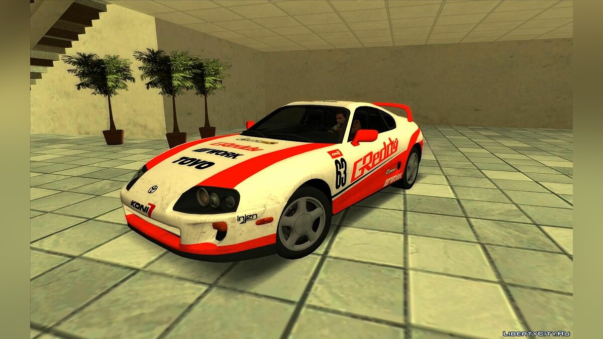 Скачать 1998 Toyota Supra A80 [RHA] для GTA San Andreas