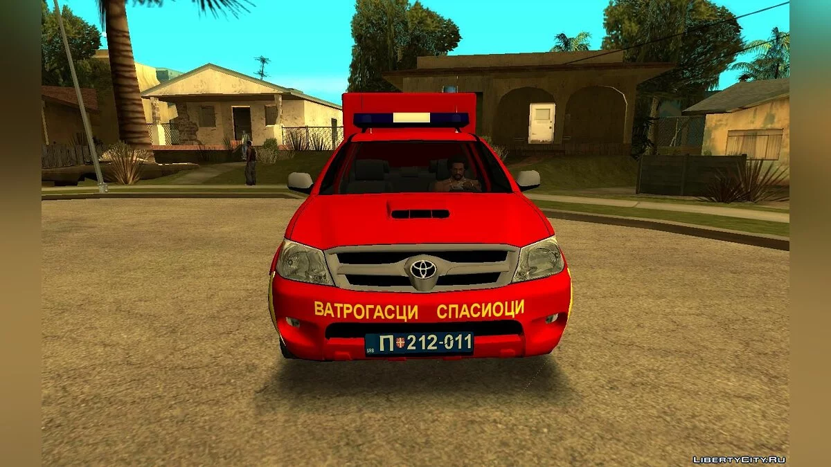 Toyota Hilux Vatrogasci Spasioci / GTA San Andreas
