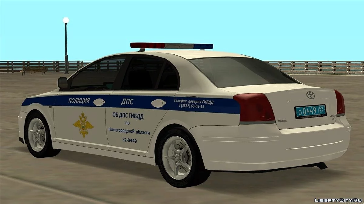 Toyota Avensis ОБ ДПС ГИБДД / GTA San Andreas