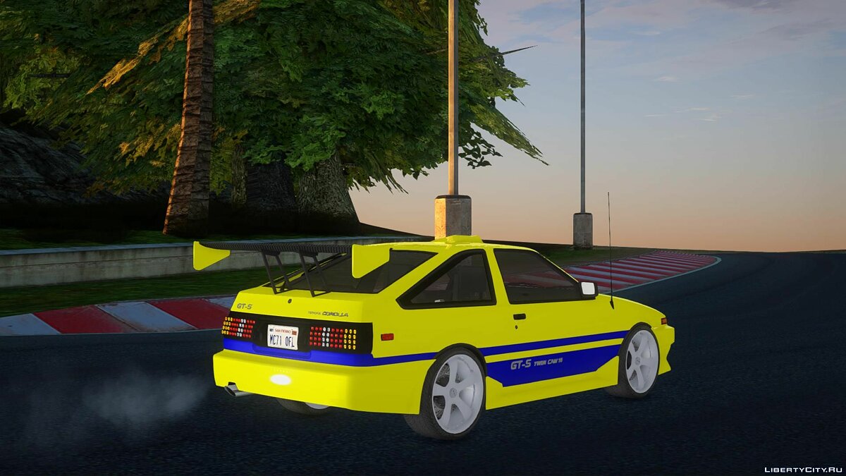 Скачать Toyota Corolla AE86 для GTA San Andreas