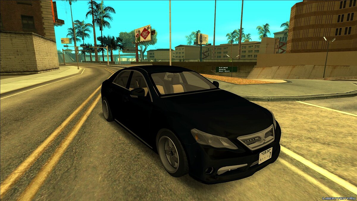 Скачать Toyota Mark X для GTA San Andreas