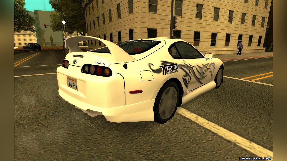 Скачать Toyota Supra из Need For Speed:Most Wanted Tunable для GTA San  Andreas