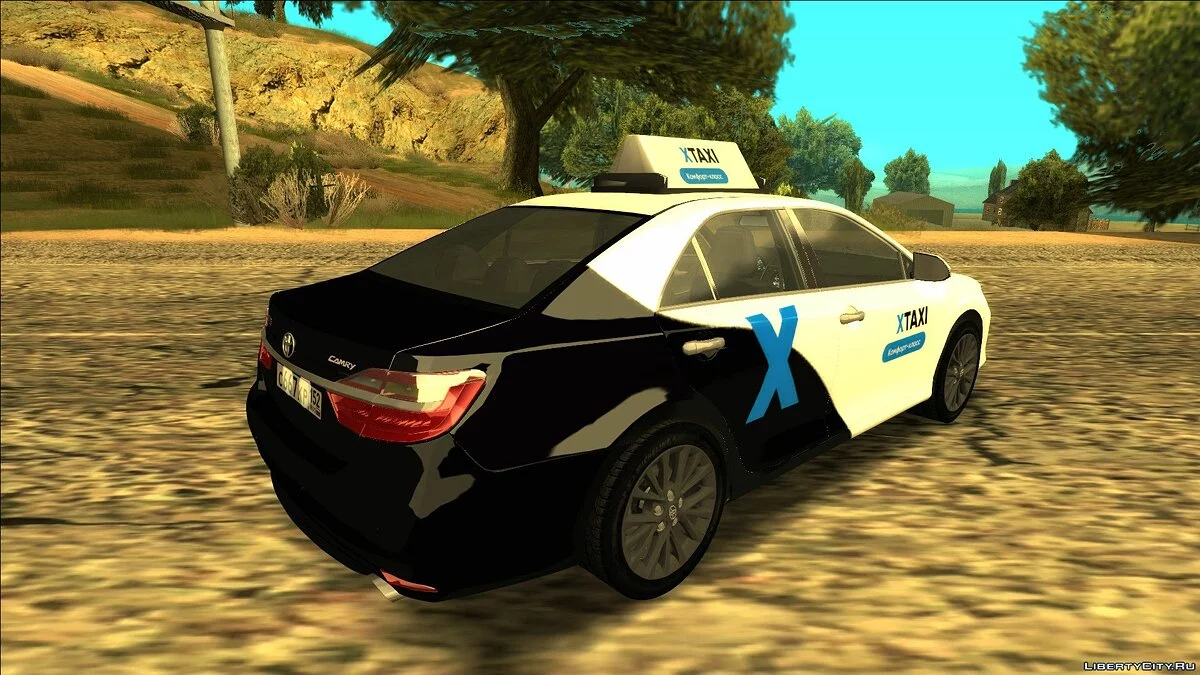 Toyota Camry XV55 в цветографике «XTAXI» / GTA San Andreas