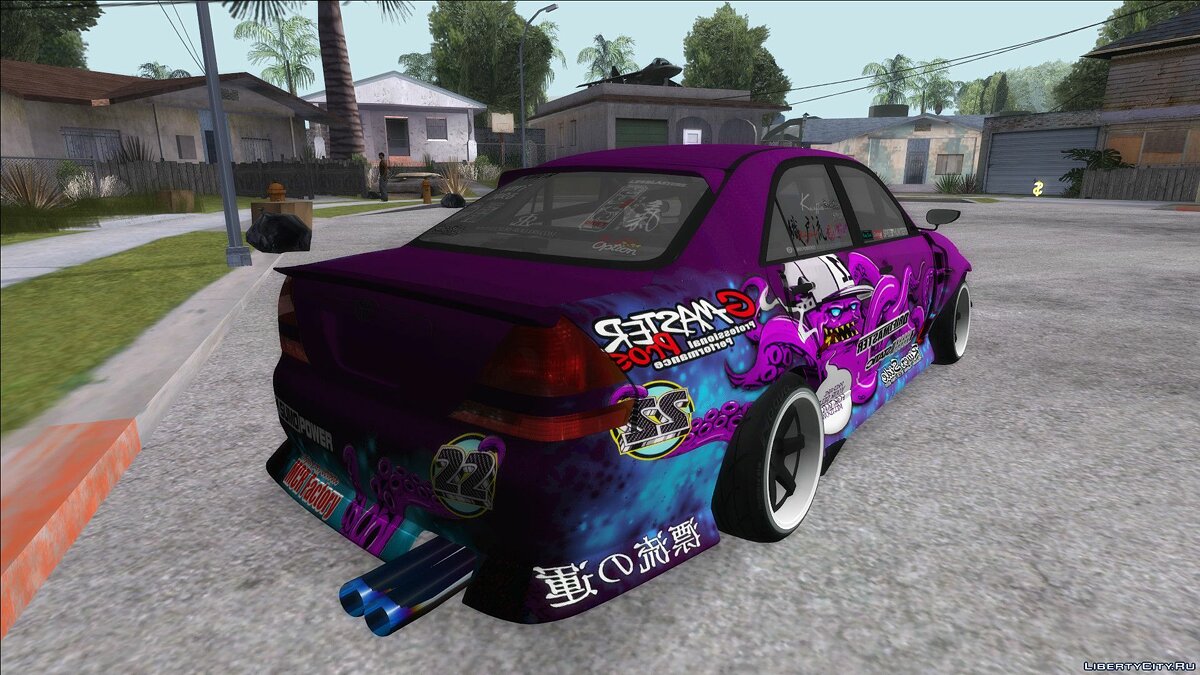 Скачать Toyota Mark 2 JZX110 Octo DriftMaster для GTA San Andreas