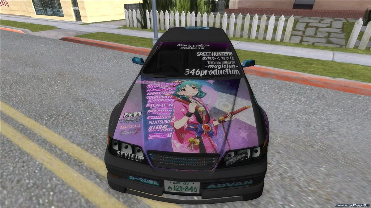 Toyota Mark 2 ITASHA PROJECT IDOLMASTER MATSURI / GTA San Andreas