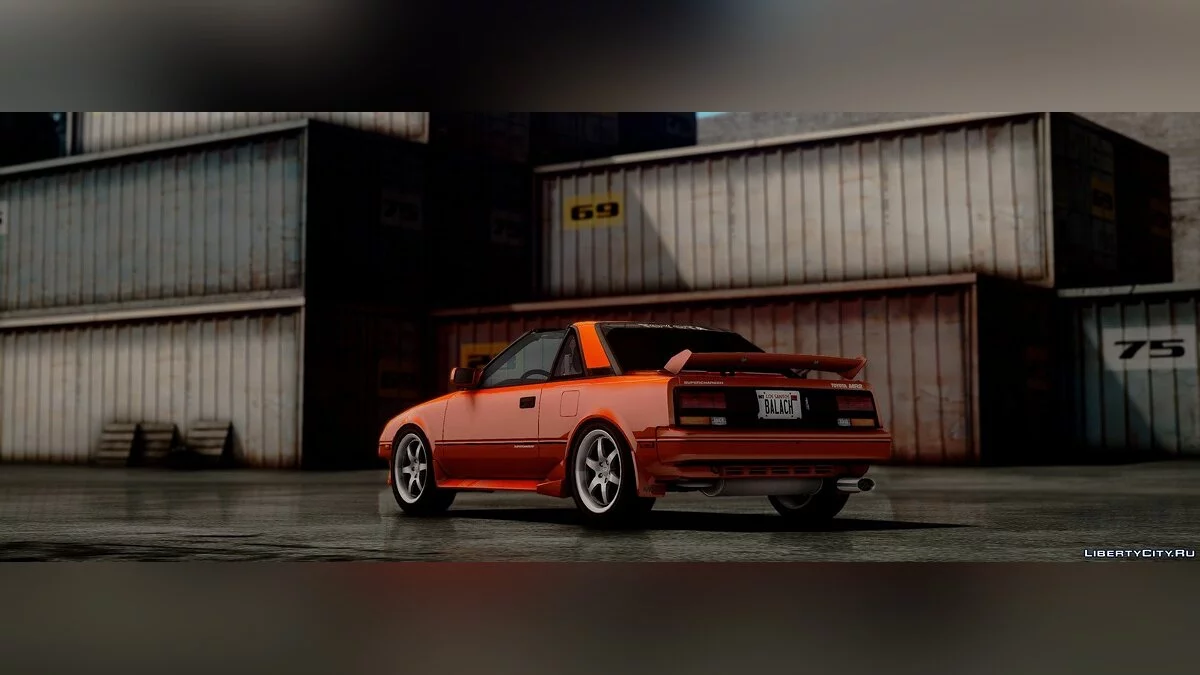 Toyota MR2 Supercharged T-Bar (AW11) (US-Spec) 1988 / GTA San Andreas
